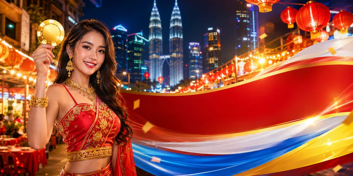 Pengguna Malaysia menyemak akaun pertaruhan kasino di Kuala Lumpur